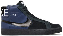 Cargar imagen en el visor de la galería, NIKE SB ZOOM BLAZER MID PRM MID NVY/BLK-FTBLL GRY-ANTHRCT
