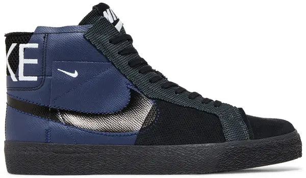 NIKE SB ZOOM BLAZER MID PRM MID NVY/BLK-FTBLL GRY-ANTHRCT