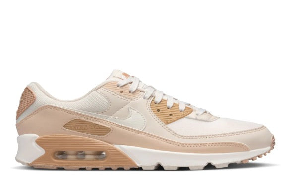 NIKE W AIR MAX 90 NU WHITE/HEMP-SUMMIT WHITE-BLACK