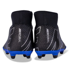 Cargar imagen en el visor de la galería, NIKE FUTBOL -SUPERFLY 9 CLUB FG/MG BLACK/CHROME-HYPER ROYAL
