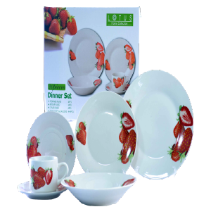 VAJILLA DE PORCELANA RENDONDA 20 PCS