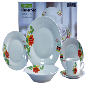 VAJILLA  DE PORCELANA  20 PCS (VTA MINIMA 2 SET)