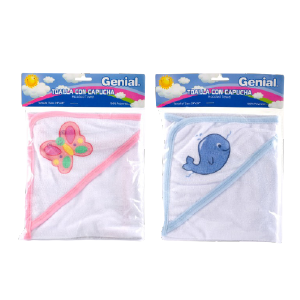 TOALLA CON CAPUCHA PARA BEBÉ