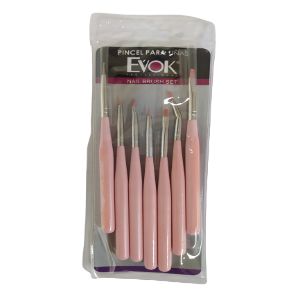 BROCHAS PARA UÑAS 7 PZAS