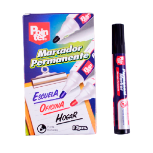 MARCADOR PERMANETE  12 UND EL PAQ