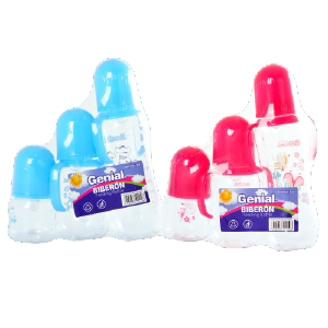 TETERO DE 8, 5, 2 ONZAS MARCA GENIAL