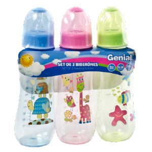 TETERO DE  8 ONZAS (SET DE 3)