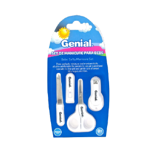 SET DE CORTA UÑAS PARA BEBÉ SET DE 4 PIEZAS