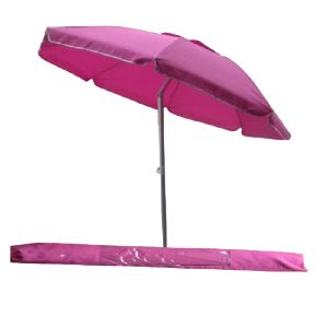 SOMBRILLA DE PLAYA 180 CM COLOR FUCSIA