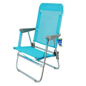 SILLA DE PLAYA NARANJA, FUCCIA, VERDE Y AZUL