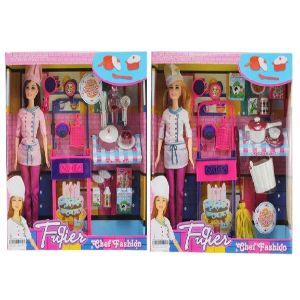 JUG. MUÑECA 11.5'' C/ACCESORIOS