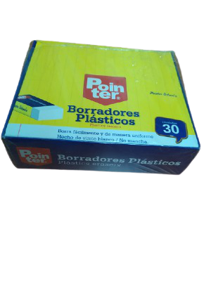 BORRADOR PLASTICO (VENTA CAJA DE 30)