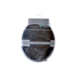 ASIENTO P/ BANO DISEÑO DE  MARMOL NEGRO