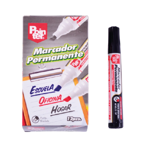 MARCADOR PERMANETE  12 UND EL PAQ