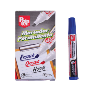 MARCADOR PERMANETE  12 UND EL PAQ