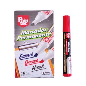 MARCADOR PERMANETE  12 UND EL PAQ