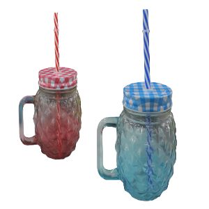 BOTELLA D/VIDRIO 7X12.5CM CON PITILLO