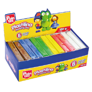 PLASTILINA 6 PZAS GRUESA (venta minima 12)