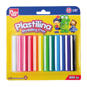 PLASTILINA 12 PZAS
