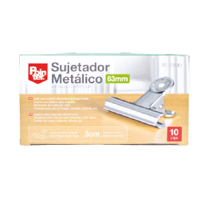 CLIP METALICO 63MM SET DE 10 UNID
