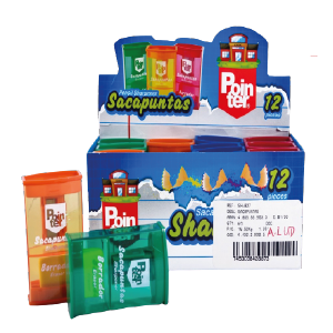 SACAPUNTA (SET DE 12 BORRADORES CON 12 SACAPUNTAS)