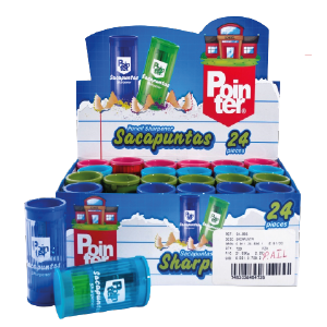 SACAPUNTA CON DEPOSITO (24PZAS C/CAJITA)