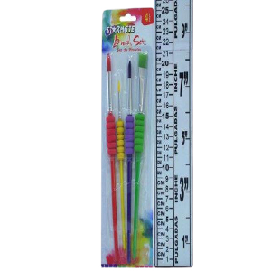 PINCELES 4PCS/SET COLORES SURTIDOS