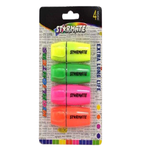 MARCADORES RESALTADORES 4PZS