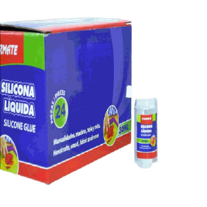 PEGA DE SILICON 30 ML  VENTA POR (24 UNID X CAJA)