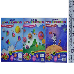 PAPEL DE CONSTRUCCION 20 HOJAS