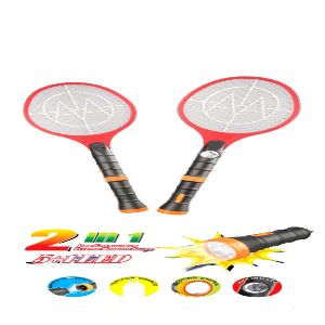 RAQUETA MATA INSECTO C/ LINTERNA RECARGABLE