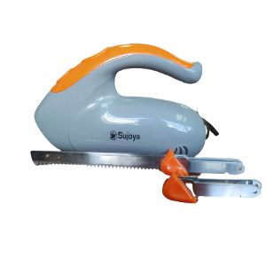 CUCHILLO  ELECTRICO NARANJA Y GRIS