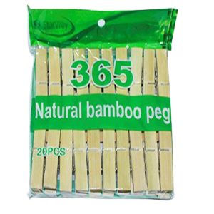 GANCHO D/ ROPA BAMBOO